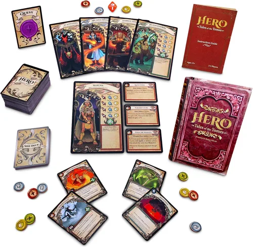 Miniatura 7 de Hero: Tales of The Tomes - por Tomekeeper Entertainment - Juego de cartas de batalla para adolescentes y adultos - Baraja comunitaria - Sin