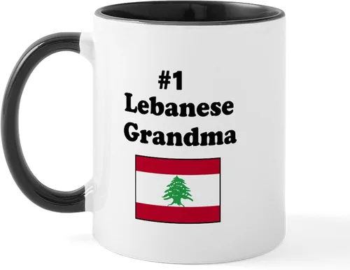 Miniatura 68 de CafePress #1 - Taza de café de cerámica libanesa de 11 oz (11.0 fl oz)