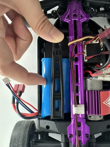 Miniatura 11 de Coche de deriva a control remoto 1:16, auto de deriva a control remoto, recargable de alta velocidad, juguetes 4WD 2.4GHz escala completa azul RC