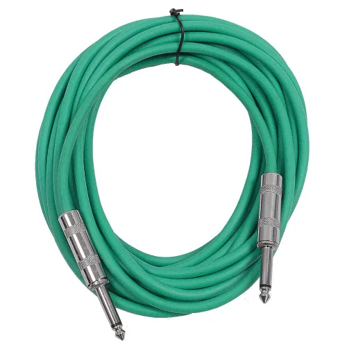 Miniatura 32 de Seismic Audio - SASTSX-2 - Cable TS de 2 pies de 1/4" para guitarra, instrumento o conexión, color púrpura