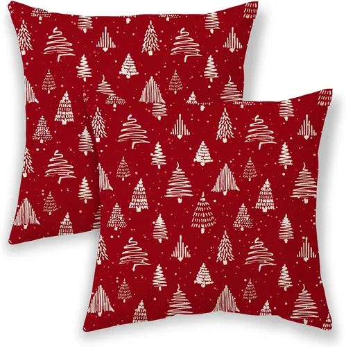 Miniatura 36 de Fundas de almohada de Halloween de 18 x 18 pulgadas, 2 piezas, fundas de almohada decorativas de cuervos en árbol negro para sofá, funda de cojín