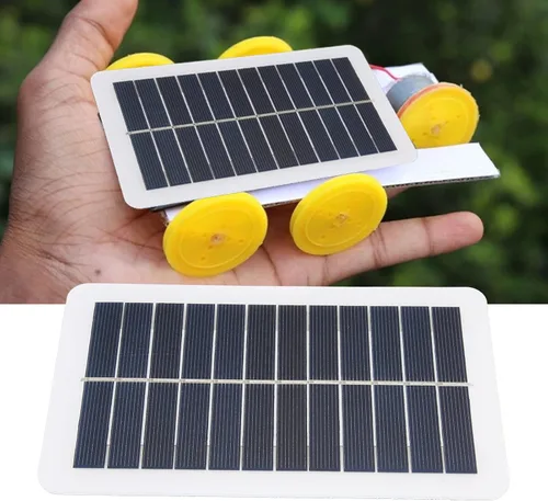 Miniatura 2 de Cryfokt mini panel solar de 5V 2W 400mA, cargador solar USB, resistente al calor, estilo moderno, eficiencia