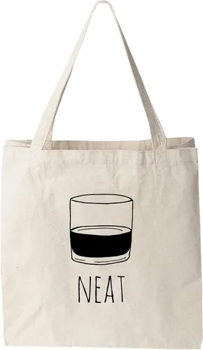 Miniatura 18 de Moonlight Makers 100% Cotton Canvas, Natural Tote Bag, Full-Color Tote, Funny Design - Beverage