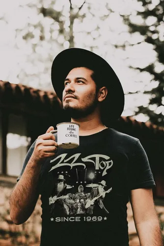 Miniatura 3 de ZZ Top Since 1969 - Camiseta negra para adultos