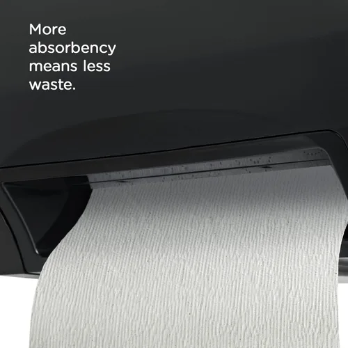 Miniatura 6 de Kleenex Professional Toallas universales de papel duro, a granel (11090), núcleo duro de 1.5 pies, bolsillos de absorción premium, blanco
