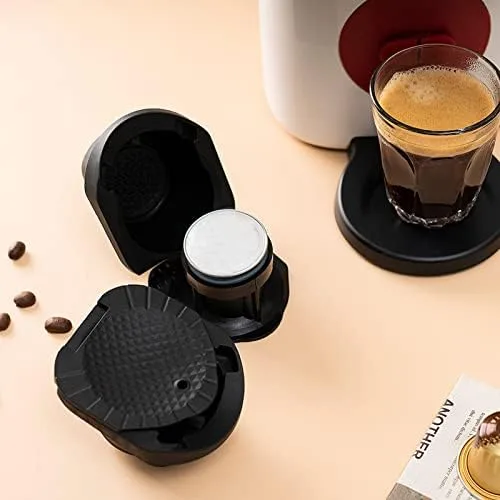 Miniatura 6 de Adaptador de cápsulas de café para máquina, convertidor de cápsulas de café reutilizable, fácil de usar y accesorios completos