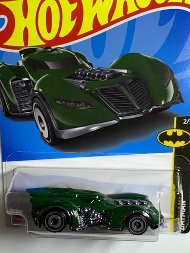 Miniatura 2 de DieCast Hot Wheels Arkham Asilo Batmobile [Verde] - 32/250 Batman 2/5