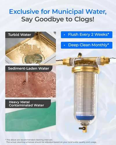 Miniatura 8 de Waterdrop Cartucho de repuesto AP431 para Aqua-Pure AP431, filtro inhibidor de escala de calentador de agua