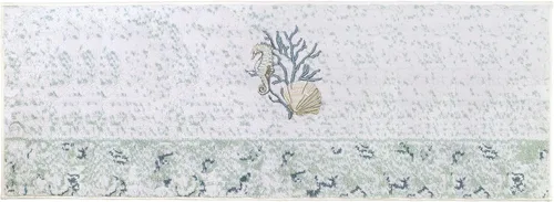 Miniatura 8 de Avanti Linens - Alfombra de baño, alfombra de baño de algodón, decoración del hogar inspirada en el mar (Colección Coastal Terrazo, 20" x 30")