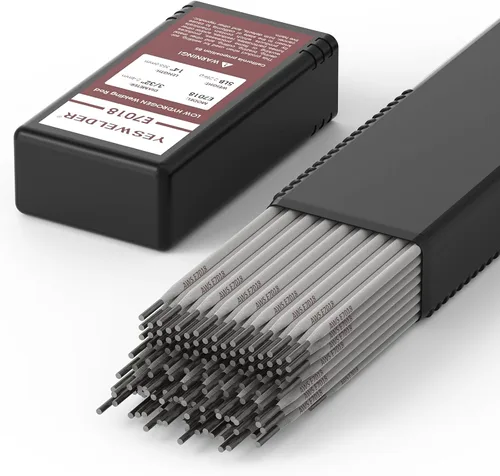 YESWELDER E7018 3/32'' 5LB Varilla de Soldadura de Electrodos de Barra de Acero al Carbono de Bajo Hidrógeno