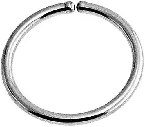 Miniatura 11 de Aretes de aro de oro sólido para mujeres, hombres, aretes de aro para cartílago, hélix, rook, nariz cantada, agujero para lóbulo de oreja, ligeros