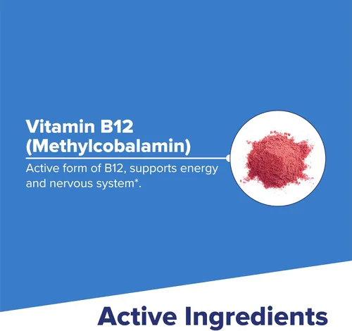 Miniatura 8 de Superior Source No Shot Metilcobalamina B-12 5000 mcg – Vitamina B-12 para apoyar la producción de energía, la salud del cerebro y el bienestar