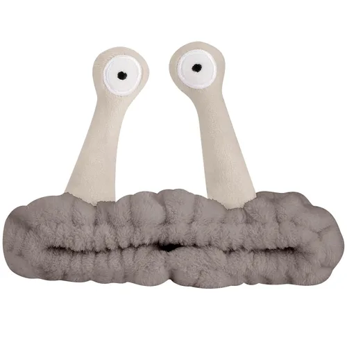 Miniatura 30 de Jowmoy Bonita diadema de orejas de conejo, diseño de ojo de rana, elástica para lavar la cara, para mujeres, maquillaje, ducha, spa. Q-Orejas