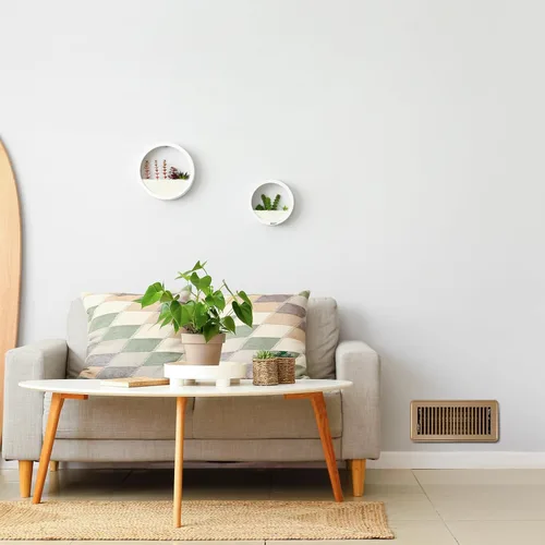 Miniatura 4 de 4 cubiertas de ventilación de piso de 10'', rejillas de piso de servicio pesado, cubiertas de ventilación de calor de metal con acabado a prueba