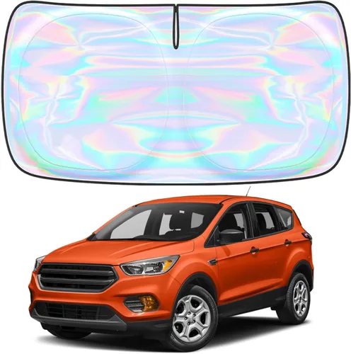 Miniatura 130 de Parasol para parabrisas Rivian R1S R1T 2022-2026 – Parasol compatible con Rivian R1S R1T plegable para ventana delantera, protector de visera solar