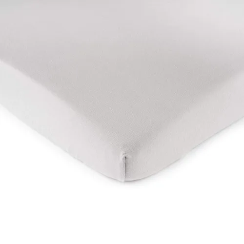 Miniatura 11 de SheetWorld - Sábana bajera ajustable para bebé de 27 x 39 pulgadas, 100% algodón, hipoalergénica, unisex, para niño y niña, azul marino, fabricado