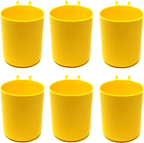 Miniatura 16 de JSP Manufacturing Tablero de clavijas de plástico de 3 pulgadas para colgar tazas, organizador de almacenamiento, manualidades, oficina