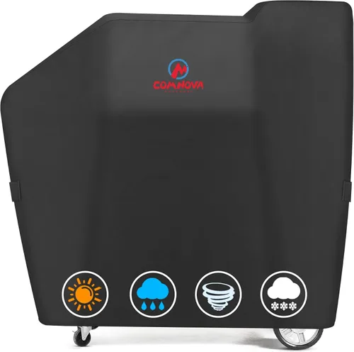 Miniatura 10 de Comnova - Funda para ahumador eléctrico de 30 pulgadas, 600D, fundas para ahumadores para ahumadores Masterbuilt resistente al agua de servicio
