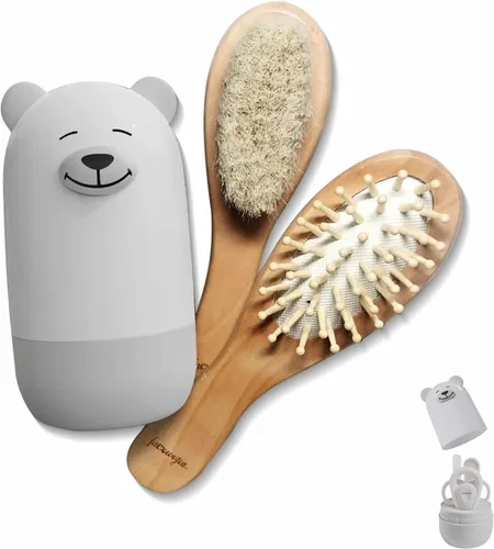 Miniatura 14 de Juego de cortaúñas para bebé, kit de uñas para bebé con bonito estuche, manicura infantil y pedicura para cuidado de la salud para recién nacidos
