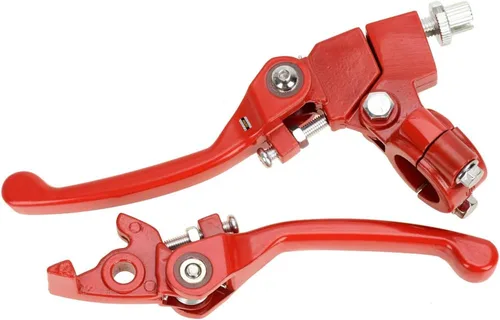 Miniatura 11 de HIAORS Palanca de freno de embrague cromada negra para manillar de 22mm 7/8 pulgada 110cc 125cc 140cc TTR 125cc SSR Xmotos Apollo 125 Pit Dirt Bike