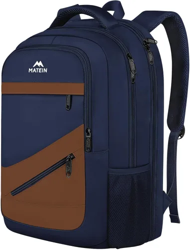 Miniatura 16 de MATEIN - Mochila para laptop de gran capacidad para mujeres, mochila de viaje aprobada por TSA con correa para equipaje y puerto USB, mochila