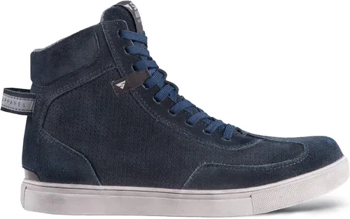 Miniatura 4 de SHIMA SX-2 EVO - Zapatos de motocicleta para hombre, transpirables, de cuero reforzado, zapatos para la calle con soporte para el tobillo, suela Azul