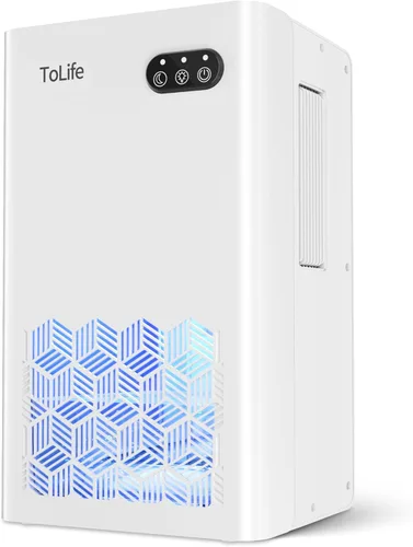 Miniatura 12 de ToLife Deshumidificador para el hogar, deshumidificadores de 1000 pies cuadrados para sótano, dormitorio, baño, con tanque de agua de 95 onzas