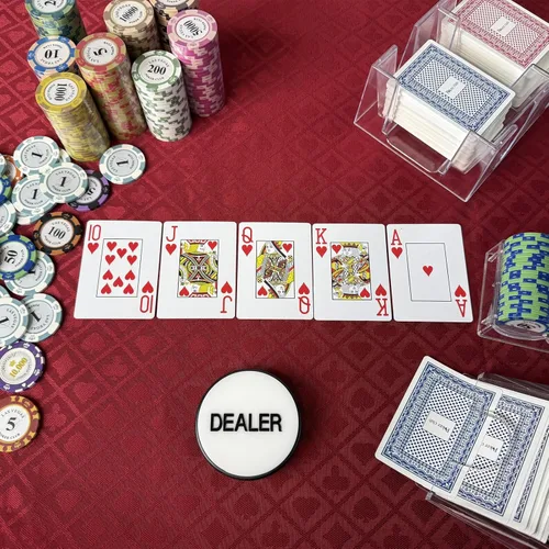 Miniatura 6 de Speed Cloth - Tela de mesa de póquer, sección de 108 x 60 pulgadas, accesorios de fieltro para mesa de juegos de cartas de casino, color borgoña