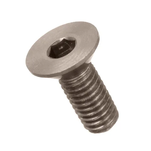 Miniatura 19 de 20 tornillos planos M3 7075 Tornillos Allen de aleación de aluminio Tornillos hexagonales Tornillos de cabeza plana (azul, 0.315 in)