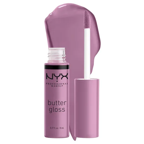 Miniatura 32 de NYX MAQUILLAJE PROFESIONAL Brillo de mantequilla, brillo de labios no pegajoso - crema brulée (natural)
