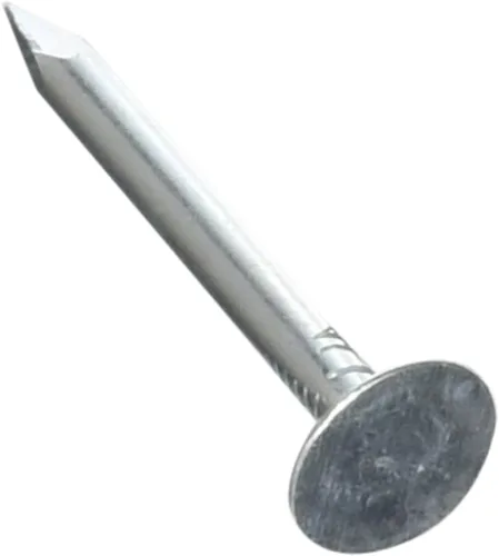 Artículos de TV sin marca (mejoras para el hogar) 461698 HILLMAN FASTENERS clavo galvanizado para techo (paquete de 20), 1.25"