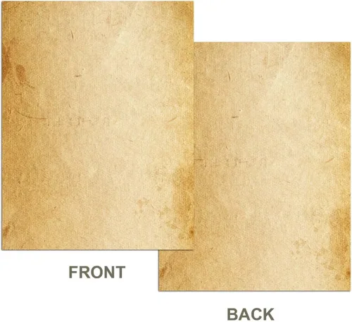 Miniatura 3 de Papel de hojas sueltas, papel de escritura de papelería, papel membrete antiguo vintage de 8.5 x 11 pulgadas, 50 hojas, papel de repuesto A4 sin