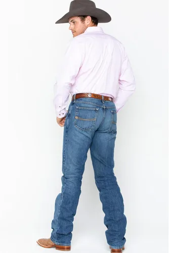 Miniatura 6 de ARIAT Camisa de rayas Pro Series Dayne Mini Stripe para hombre, Taeger - Pala francesa
