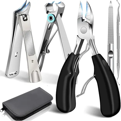 Miniatura 9 de Cortauñas para uñas encarnadas Fuwddy - Cortador de uñas, navaja de pedicura, cortaúñas para uñas gruesas, removedor de callos para personas