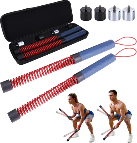 Miniatura 9 de ASIEIT Upgraded Ropeless Battle Rope for Home Gym, Adjustable Weight Battle Ropes for Advanced Fitness Training, Portable Workout Ropes for Negro
