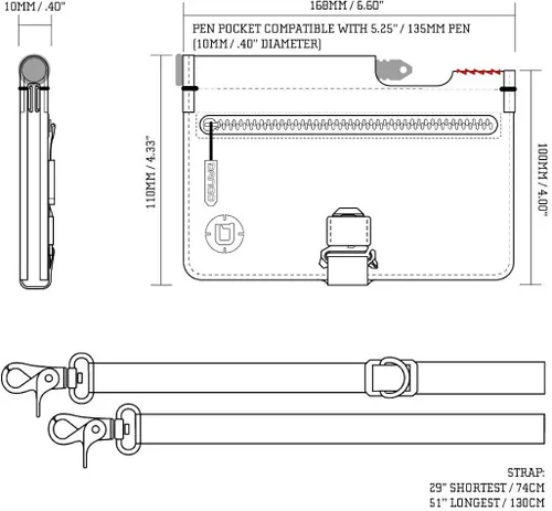 Miniatura 9 de Dango P02 Pioneer - Cartera de viaje - DTEX