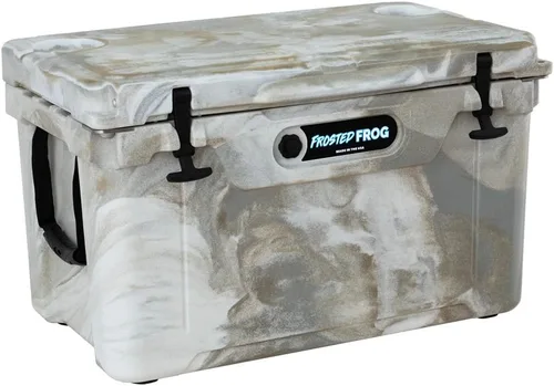 Miniatura 15 de USA Made Frosted Frog - Cofre de hielo de 45 cuartos de galón de camuflaje, resistente de alto rendimiento, moldeado por rotografía de grado