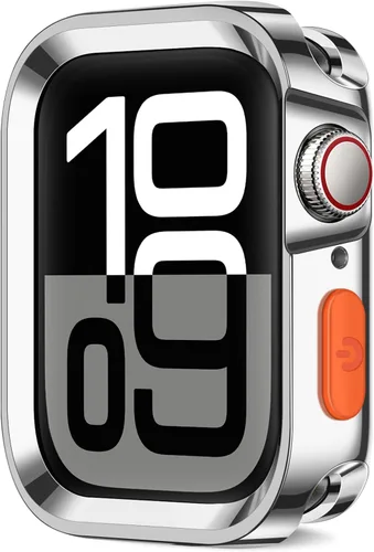Miniatura 22 de Carcasa resistente compatible con Apple Watch Case de 1.77 pulgadas y 1.73 pulgadas, Series 9/8/7/6/5/4/SE3/2/1, funda protectora de poliuretano