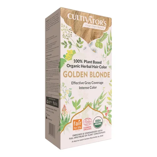 Cultivator's Color orgánico para el cabello, color orgánico de hierbas para el cabello para mujeres y hombres, coloración en polvo sin amoníaco,