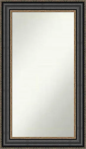 Miniatura 227 de Amanti Art Espejo personalizado, espejo de baño negro puente, espejo de pared o espejo de tocador de baño sobre el fregadero (26 x 26 pulgadas)
