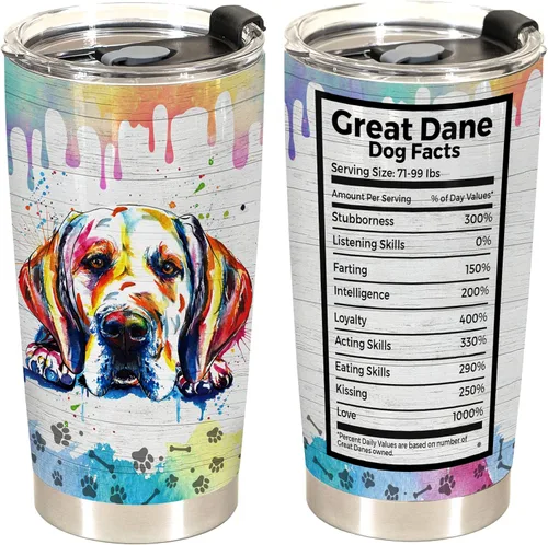 Miniatura 9 de Regalo para los Amantes de los Bóxer – Vaso Térmico Taza de Acero Inoxidable de 20oz, Regalo Divertido y Único para Dueños de Perros Bóxer, Perfecto