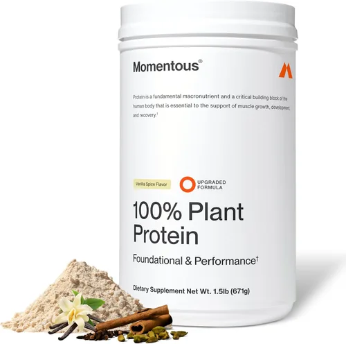 Miniatura 12 de Momentous - Proteína vegana en polvo - 20 g de proteína a base de plantas - Certificada NSF para el deporte - Sin gluten - Sin transgénicos - 22