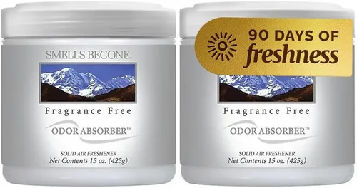 Miniatura 10 de SMELLS BEGONE Eliminador de olores de gel de 15 onzas – Absorbe y elimina los olores difíciles en áreas de mascotas, baños, sótanos, garaje