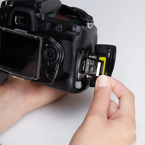 Miniatura 8 de PNY Tarjeta de memoria flash Elite-X Class 10 U3 V30 SDXC de 256 GB, 100 MB/s, clase 10, U3, V30, 4K UHD, Full HD, UHS-I, SD de tamaño completo