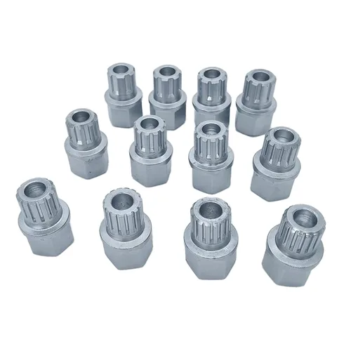 Miniatura 6 de Llave de bloqueo de rueda de acero cromado para Volkswagen, llave de tornillo antirrobo para tuerca compatible con VW (52)