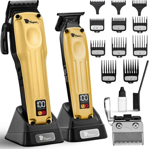 Miniatura 11 de Fagaci Cortadora de pelo profesional para hombres con precisión superior, juego de cortapelos y recortadores de peluquería sin escobillas, kit