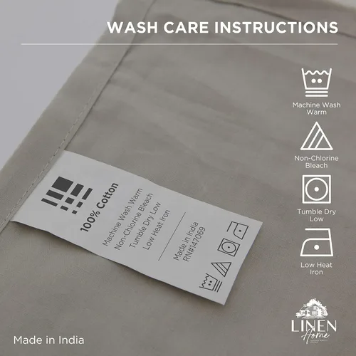Miniatura 4 de Sábanas de 100% algodón percal, tamaño matrimonial, 1 sábana encimera, ropa de cama fresca, resistente y transpirable, celeste