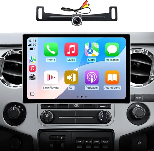 Actualización de radio de coche de 11.5 pulgadas para Ford F150 Car Stereo 2004~2008, F250/F350/450 2008~2016 con CarPlay inalámbrico y Android