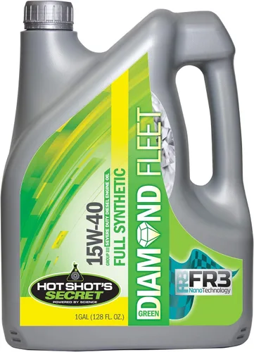 Hot Shot's Secret Green Diamond - Aceite diésel 100% sintético 15W40, 1 galón
