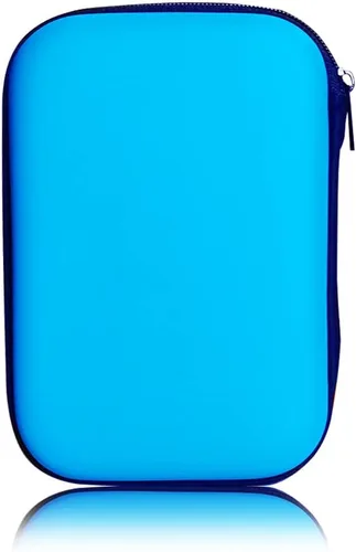 Estuche de transporte para disco duro, organizador de almacenamiento, bolsa de transporte universal compatible con Western Digital WD Elements Azul